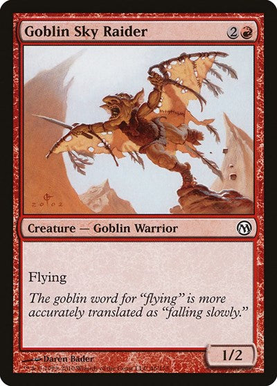 Goblin Sky Raider (DPA) #46 Common (Moderately Played) Duels of the Planeswalkers Magic: The Gathering: 2009
