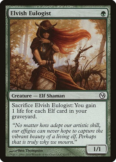 Elvish Eulogist (DPA) #61 Common (Lightly Played) Duels of the Planeswalkers Magic: The Gathering: 2009