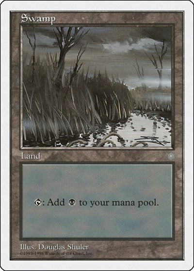 Swamp Ice Age (ATH) #80 Land (Heavily Played) Anthologies Magic: The Gathering: 1998
