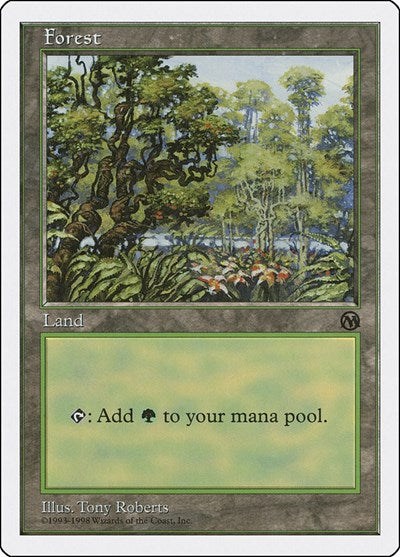 Forest Arena (ATH) #84 Land (Heavily Played) Anthologies Magic: The Gathering: 1998