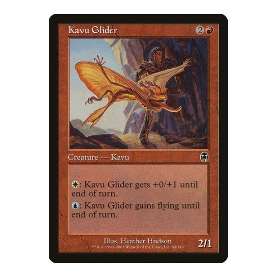Kavu Glider (APC) #64 Common (Lightly Played) Apocalypse Magic: The Gathering: 2001