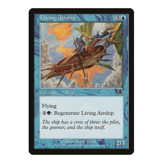 Living Airship (APC) #28 Common (Moderately Played) Apocalypse Magic: The Gathering: 2001