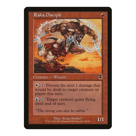 Raka Disciple (APC) #66 Common (Lightly Played) Apocalypse Magic: The Gathering: 2001