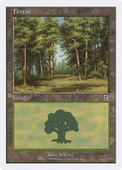 Forest 107 (BRB) #107 Land (Heavily Played) Battle Royale Box Set Magic: The Gathering: 1999