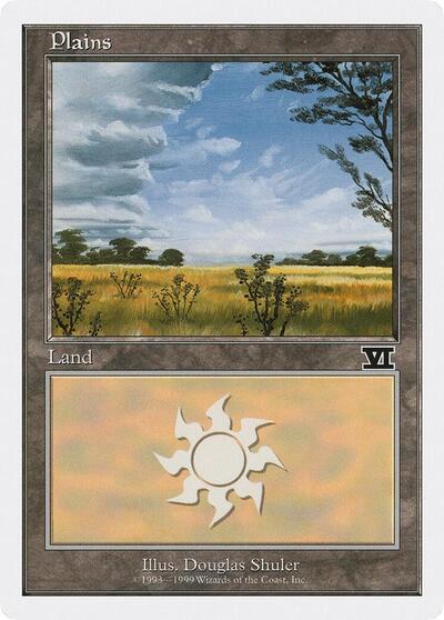 Plains 129 (BRB) #129 Land (Lightly Played) Battle Royale Box Set Magic: The Gathering: 1999