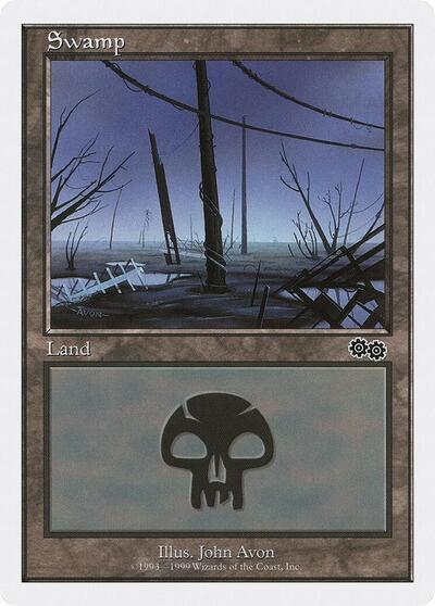 Swamp 133 (BRB) #133 Land (Heavily Played) Battle Royale Box Set Magic: 1999