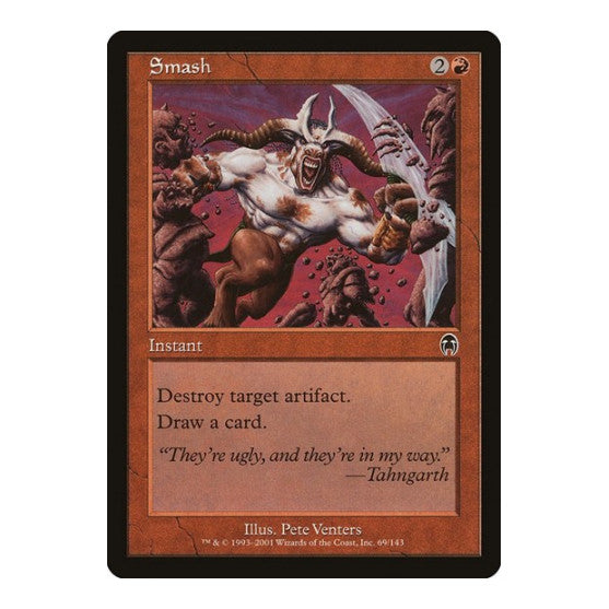 Smash (APC) #69 Common (Lightly Played) Apocalypse Magic: The Gathering: 2001