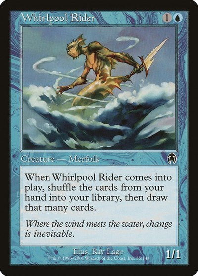 Whirlpool Rider (APC) #35 Common (Lightly Played) Apocalypse Magic: 2001