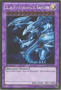 Blue-Eyes Ultimate Dragon (PGLD) #PGLD-EN055 Gold Rare (Unlimited Damaged) Premium Gold YuGiOh: 2014