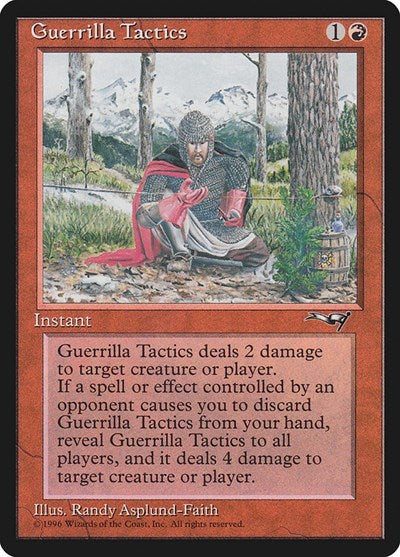 Guerrilla Tactics Kneeling Knight (ALL) #74a Common (Moderately Played) Alliances Magic: The Gathering: 1996