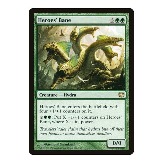 Heroes Bane (JOU) #126 Rare (Foil Lightly Played) Journey Into Nyx Magic: The Gathering: 2014