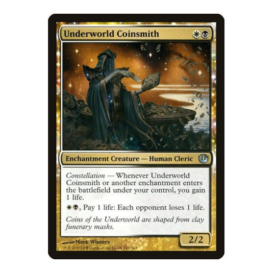 Underworld Coinsmith (JOU) #157 Uncommon (Damaged) Journey Into Nyx Magic: The Gathering: 2014