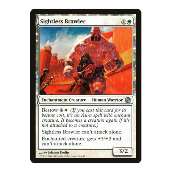 Sightless Brawler (JOU) #24 Uncommon (Lightly Played) Journey Into Nyx Magic: The Gathering: 2014