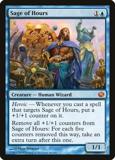 Sage of Hours (JOU) #50 Mythic Rare (Lightly Played) Journey Into Nyx Magic: The Gathering: 2014