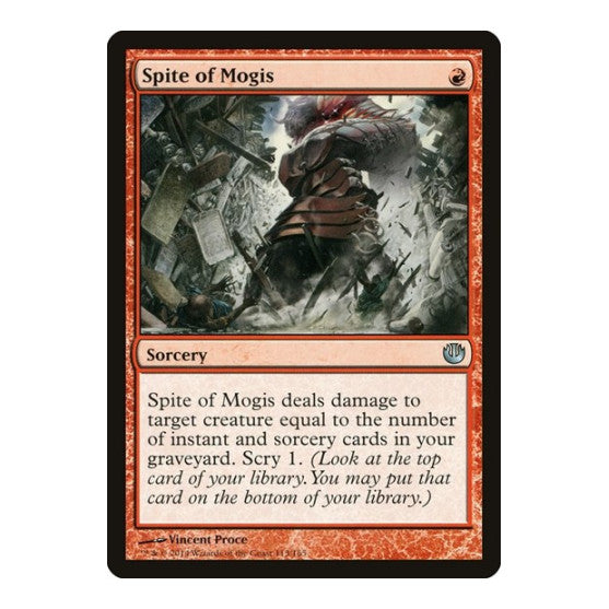 Spite of Mogis (JOU) #113 Uncommon (Lightly Played) Journey Into Nyx Magic: The Gathering: 2014