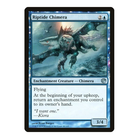 Riptide Chimera (JOU) #48 Uncommon (Lightly Played) Journey Into Nyx Magic: The Gathering: 2014