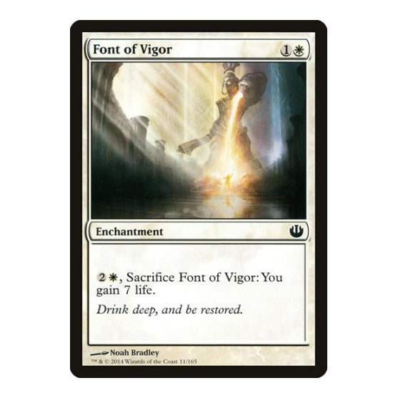 Font of Vigor (JOU) #11 Common (Lightly Played) Journey Into Nyx Magic: The Gathering: 2014