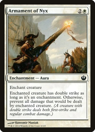 Armament of Nyx (JOU) #4 Common (Moderately Played) Journey Into Nyx Magic: The Gathering: 2014