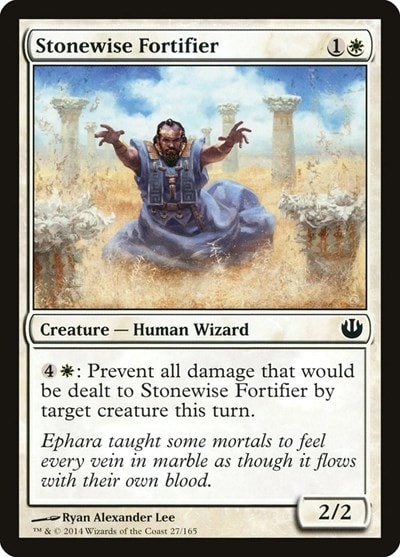 Stonewise Fortifier (JOU) #27 Common (Lightly Played) Journey Into Nyx Magic: The Gathering: 2014