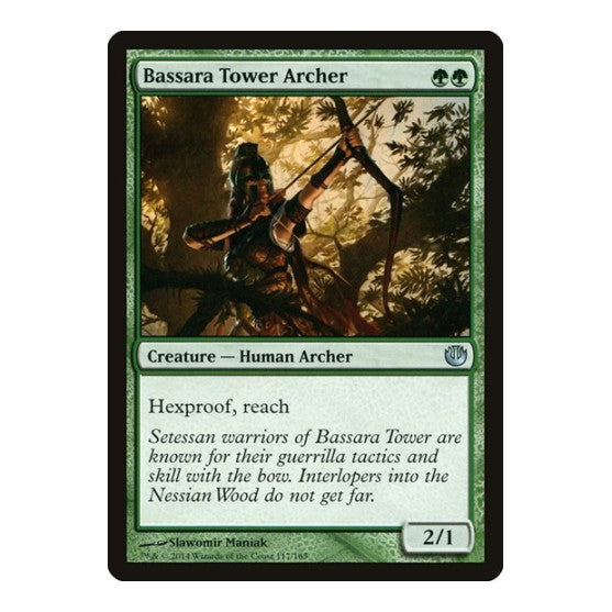 Bassara Tower Archer (JOU) #117 Uncommon Journey Into Nyx Magic: The Gathering: 2014