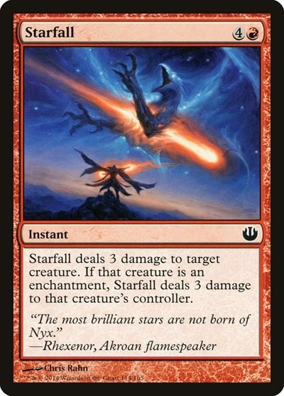 Starfall (JOU) #114 Common (Lightly Played) Journey Into Nyx Magic: The Gathering: 2014