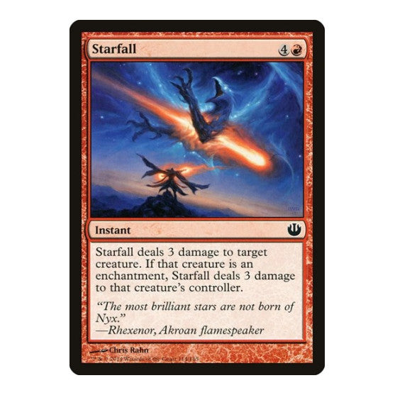 Starfall (JOU) #114 Common (Lightly Played) Journey Into Nyx Magic: The Gathering: 2014