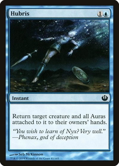Hubris (JOU) #41 Common (Moderately Played) Journey Into Nyx Magic: The Gathering: 2014