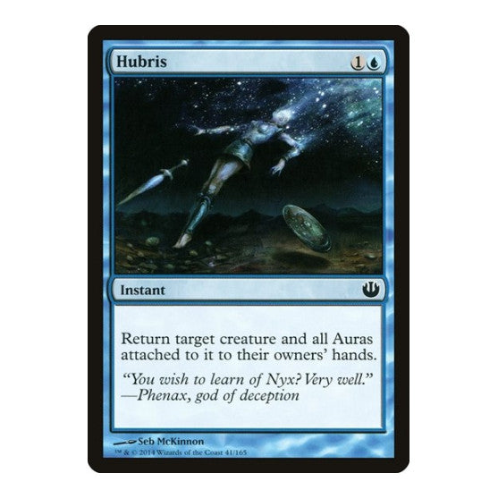 Hubris (JOU) #41 Common (Moderately Played) Journey Into Nyx Magic: The Gathering: 2014