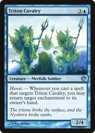 Triton Cavalry (JOU) #55 Uncommon (Lightly Played) Journey Into Nyx Magic: 2014