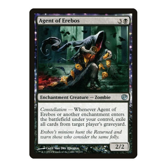 Agent of Erebos (JOU) #59 Uncommon (Lightly Played) Journey Into Nyx Magic: The Gathering: 2014