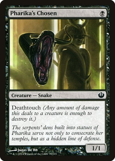 Pharikas Chosen (JOU) #78 Common (Lightly Played) Journey Into Nyx Magic: The Gathering: 2014