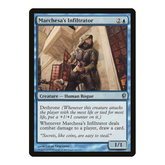 Marchesa's Infiltrator (CNS) #22 Uncommon (Lightly Played) Conspiracy Magic: The Gathering: 2014