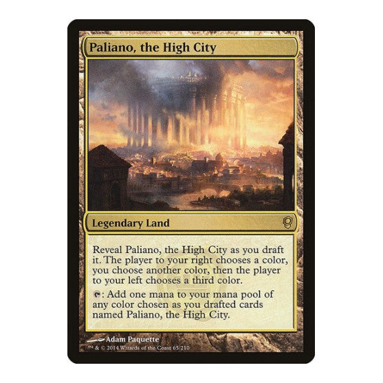 Paliano, the High City (CNS) #65 Rare (Lightly Played) Conspiracy Magic: The Gathering: 2014