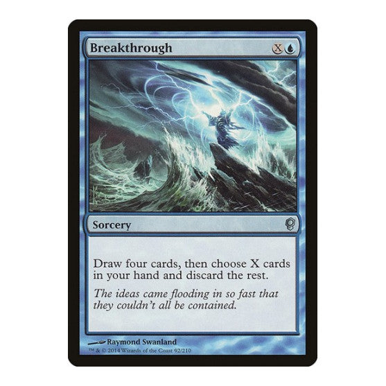 Breakthrough (CNS) #92 Uncommon (Lightly Played) Conspiracy Magic: The Gathering: 2014