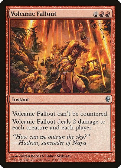 Volcanic Fallout (CNS) #157 Uncommon (Lightly Played) Conspiracy Magic: The Gathering: 2014