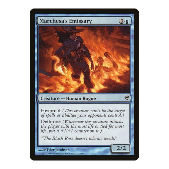 Marchesas Emissary (CNS) #21 Common (Lightly Played) Conspiracy Magic: The Gathering: 2014