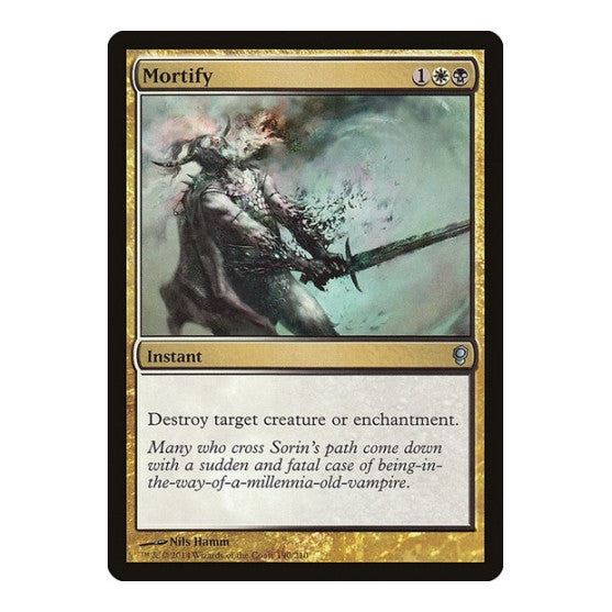 Mortify (CNS) #190 Uncommon (Lightly Played) Conspiracy Magic: The Gathering: 2014