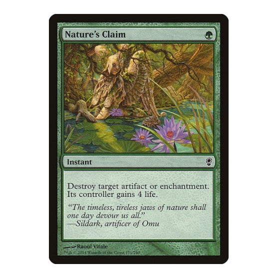 Natures Claim (CNS) #171 Common (Lightly Played) Conspiracy Magic: The Gathering: 2014