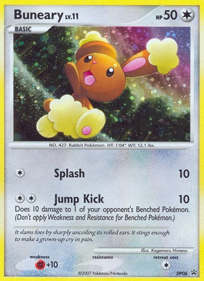 Buneary - DP06 (PR) #DP06 Promo (Holofoil Near Mint) Diamond and Pearl Promos Pokemon: 2007
