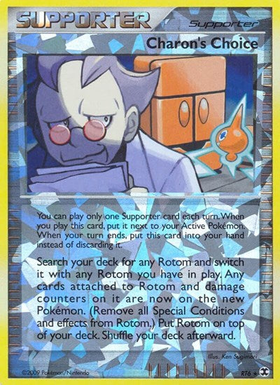 Charons Choice (RR) #RT6 Ultra Rare (Reverse Holofoil Heavily Played) Rising Rivals Pokemon: 2009