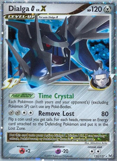 Dialga G LV.X (PL) #122/127 Ultra Rare Platinum Pokemon: 2009