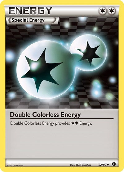 Double Colorless Energy (NXD) #92/99 Uncommon (Moderately Played) Next Destinies Pokemon: 2012