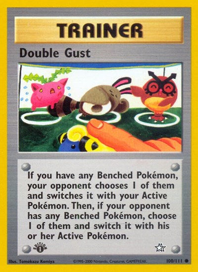 Double Gust (N1) #100/111 Common (Unlimited Lightly Played) Neo Genesis Pokemon: 2000