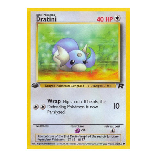 Dratini (TR) #53/82 Common Team Rocket Pokemon: 2000