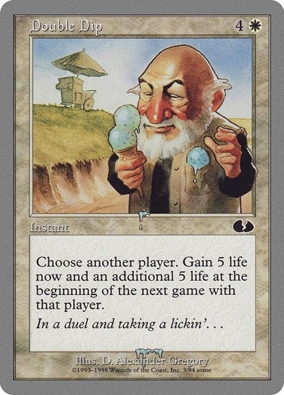 Double Dip (UGL) #3 Common (Moderately Played) Unglued Magic: The Gathering: 1998