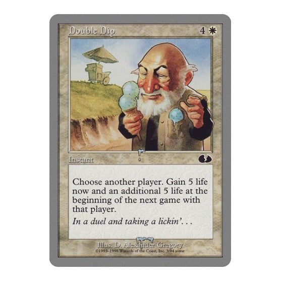 Double Dip (UGL) #3 Common (Moderately Played) Unglued Magic: The Gathering: 1998
