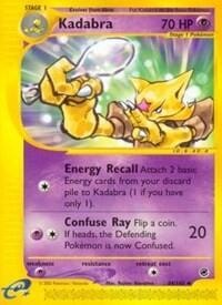 Kadabra (EX) #084/165 Uncommon (Lightly Played) Expedition Pokemon: 2002