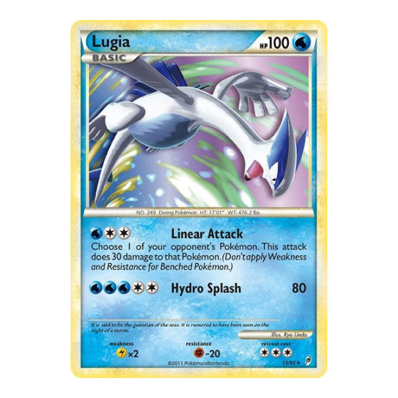 Lugia (CL) #15/95 Holo Rare (Holofoil Heavily Played) Call of Legends Pokemon: 2011