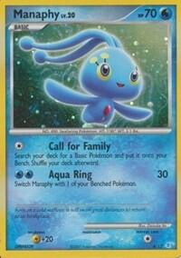 Manaphy (PR) #4/12 Common (Holofoil Near Mint) DP Trainer Kit: Manaphy & Lucario Pokemon: 2007
