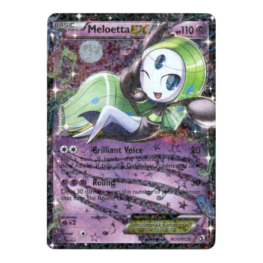 Meloetta EX (LTR) #RC11/RC25 Ultra Rare (Holofoil Lightly Played) Legendary Treasures: Radiant Collection Pokemon: 2013